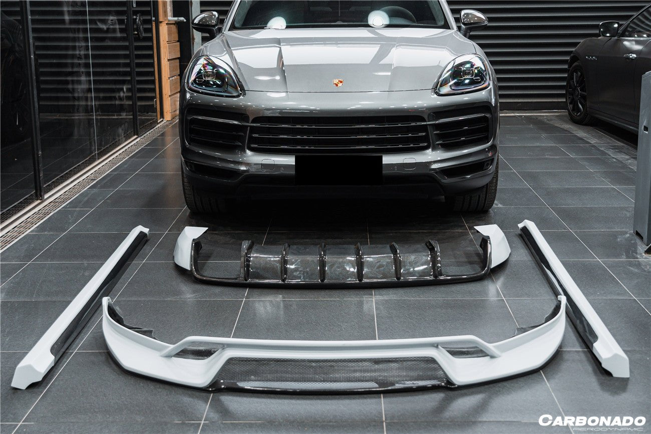 2018 - 2023 Porsche 9Y0.1 Cayenne S & E-Hybrid OD Style Front Lip