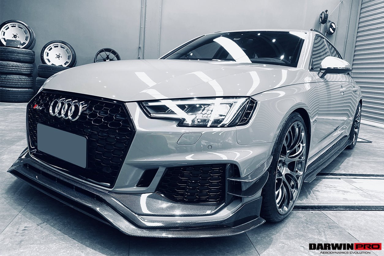 2017 - 2019 Audi RS4 B9 BKSS Style Front Canards