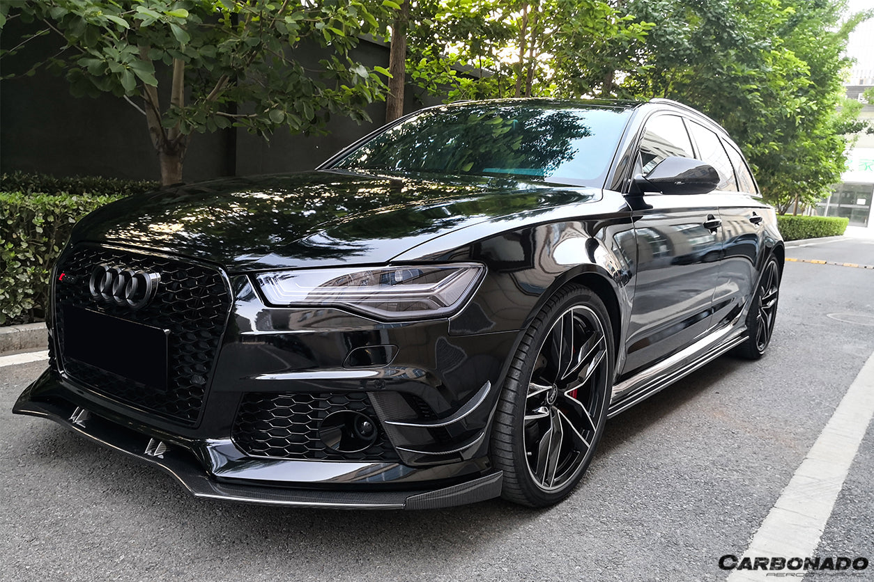 2013 - 2018 Audi RS6 Avant BS Style Carbon Fiber Front Lip