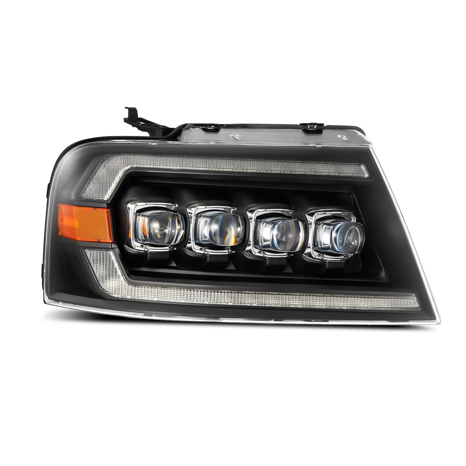 04-08 Ford F150 / 06-08 Lincoln Mark LT NOVA-Series LED Projector Headlights Black | AlphaRex