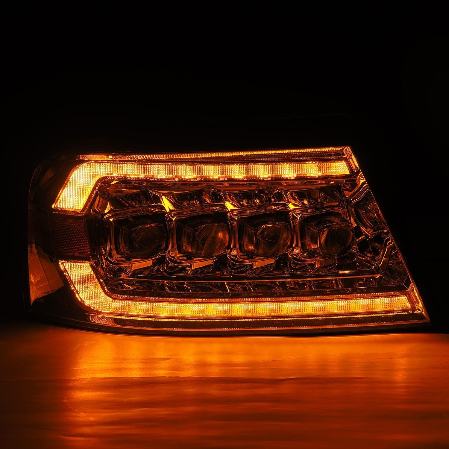 04-08 Ford F150 / 06-08 Lincoln Mark LT NOVA-Series LED Projector Headlights Chrome | AlphaRex