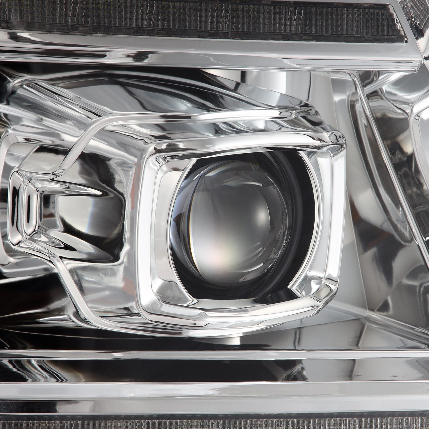 04-08 Ford F150 / 06-08 Lincoln Mark LT PRO-Series Halogen Projector Headlights Chrome | AlphaRex