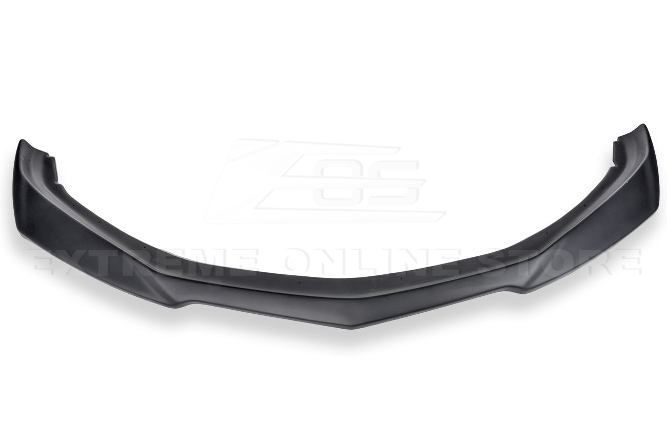 Chevrolet Camaro 6th Gen ZL1 Conversion Gloss Black Carbon Fiber Front Lip Splitter Side Skirts Kit 2019-2024