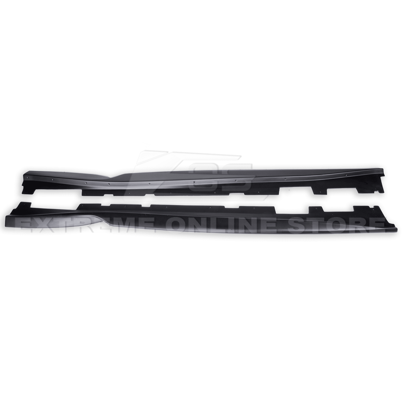 Chevrolet Camaro 6th Gen T6 Style Gloss Black Carbon Fiber Side Skirts 2019-2024