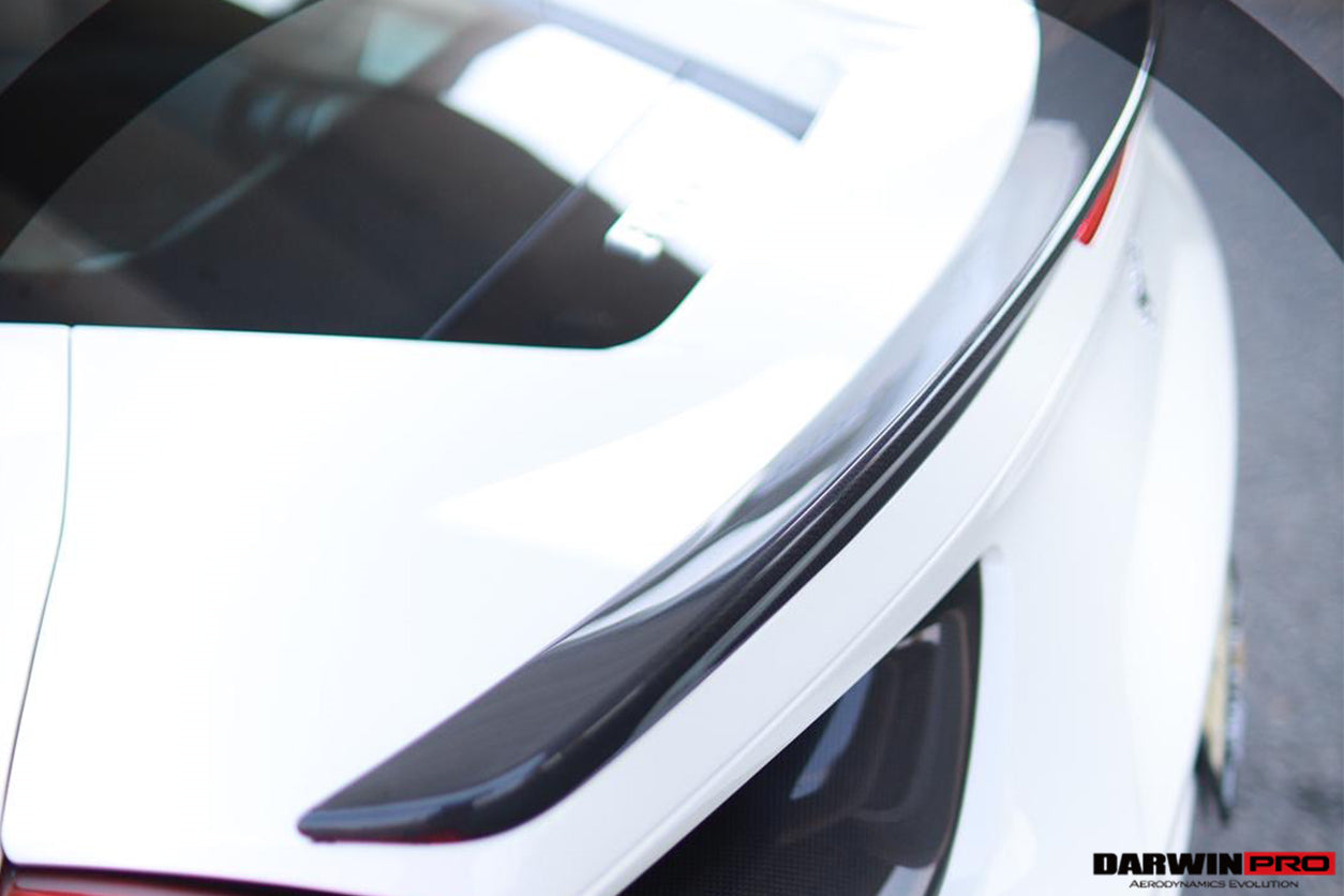 2015 - 2020 Ferrari 488 GTB BKSS Style Carbon Fiber Trunk Spoiler