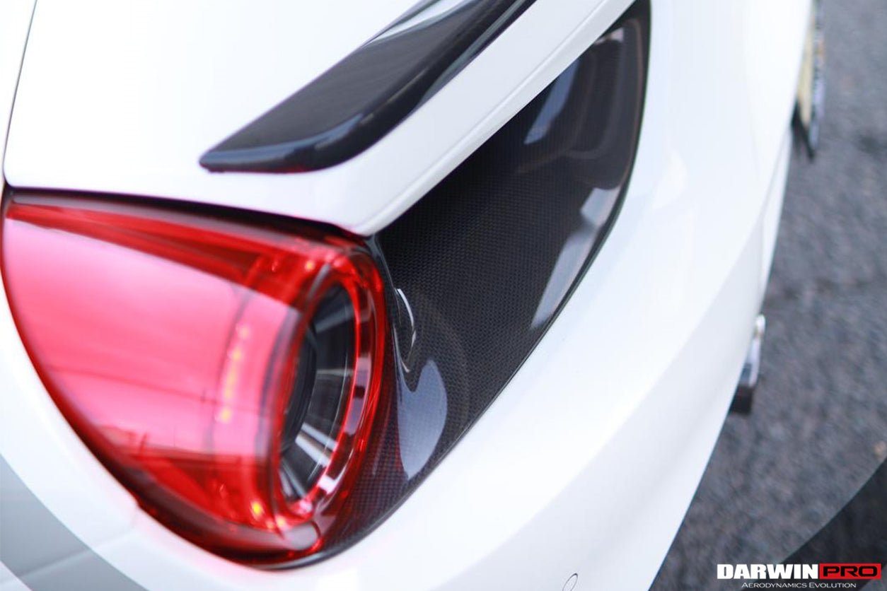 2015 - 2020 Ferrari 488 GTB/Spyder Dry Carbon Fiber Rear Light Satellite Covers