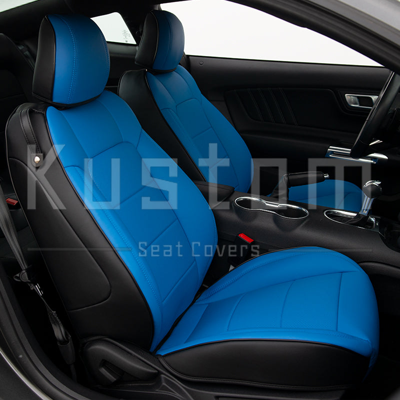 2015-23 Ford Mustang S550 Coupe Genuine Leather Seat Covers