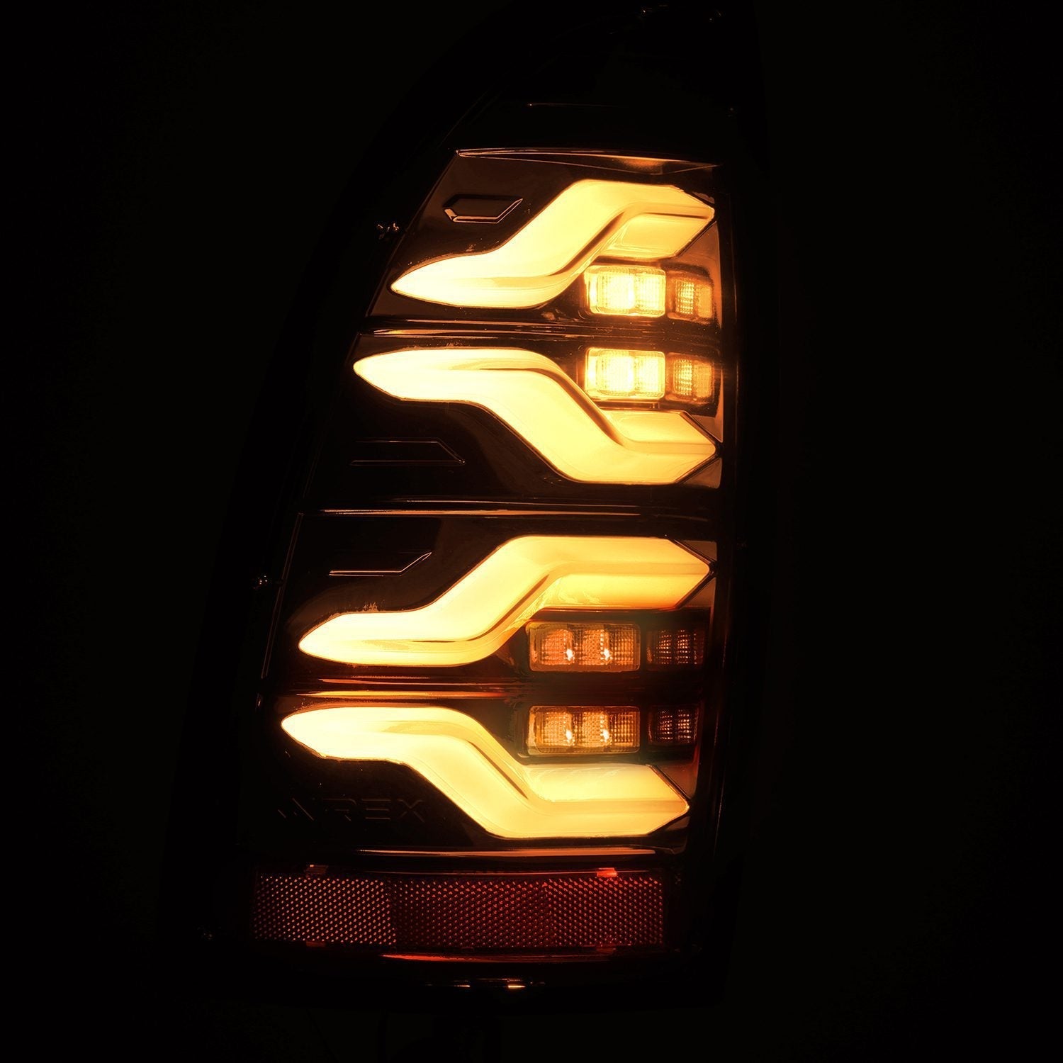 05-15 Toyota Tacoma LUXX-Series LED Tail Lights Black | AlphaRex