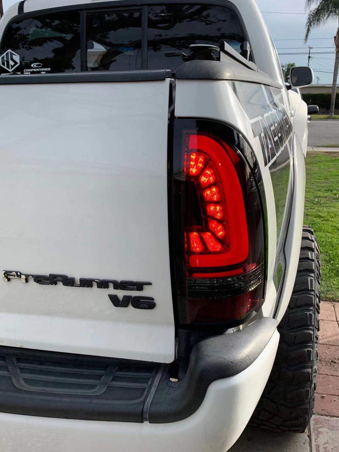 05-15 Toyota Tacoma PRO-Series LED Tail Lights Jet Black | AlphaRex