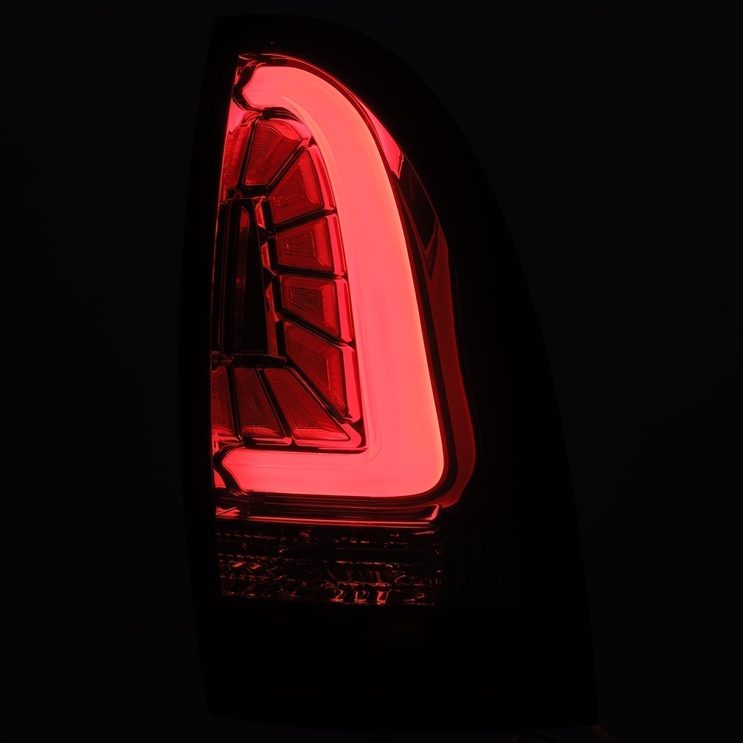05-15 Toyota Tacoma PRO-Series LED Tail Lights Jet Black | AlphaRex