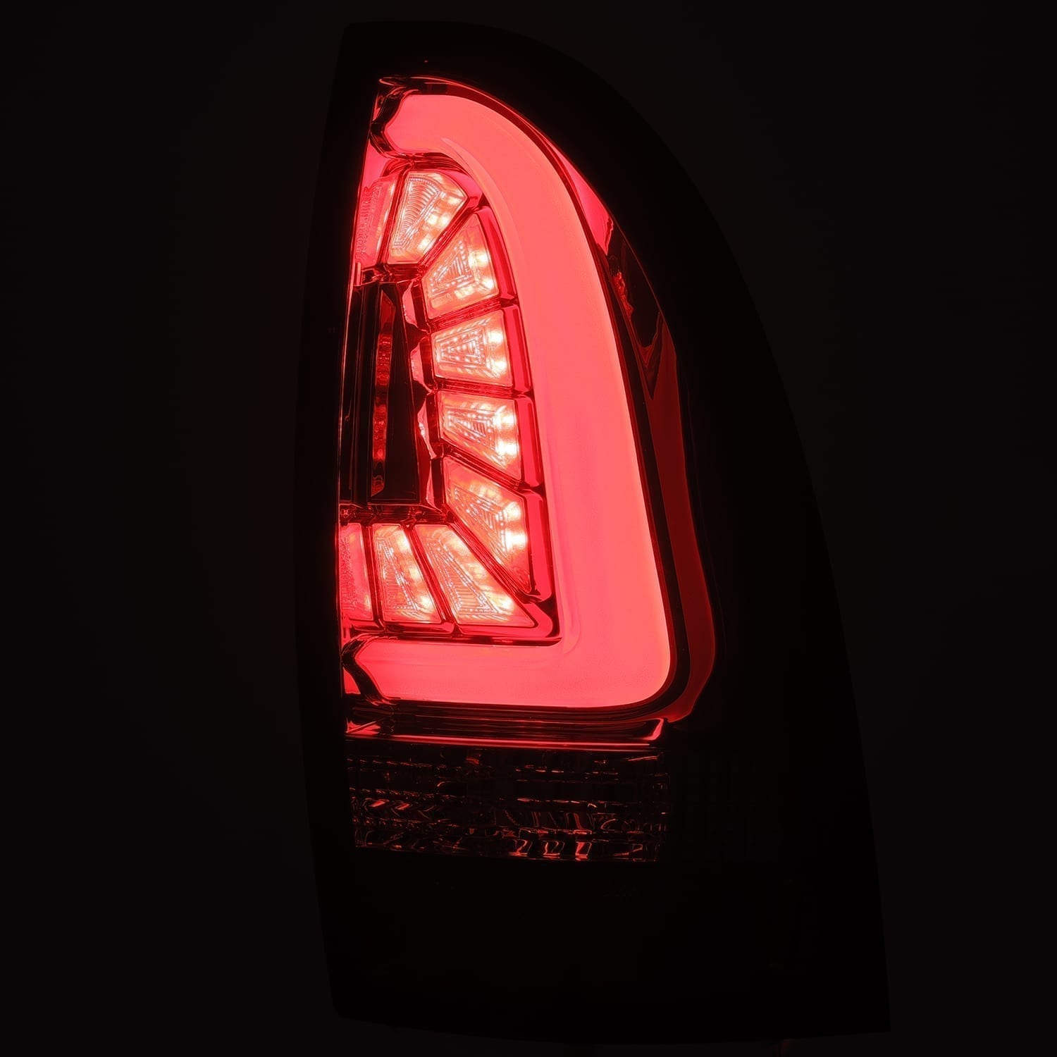 05-15 Toyota Tacoma PRO-Series LED Tail Lights Jet Black | AlphaRex