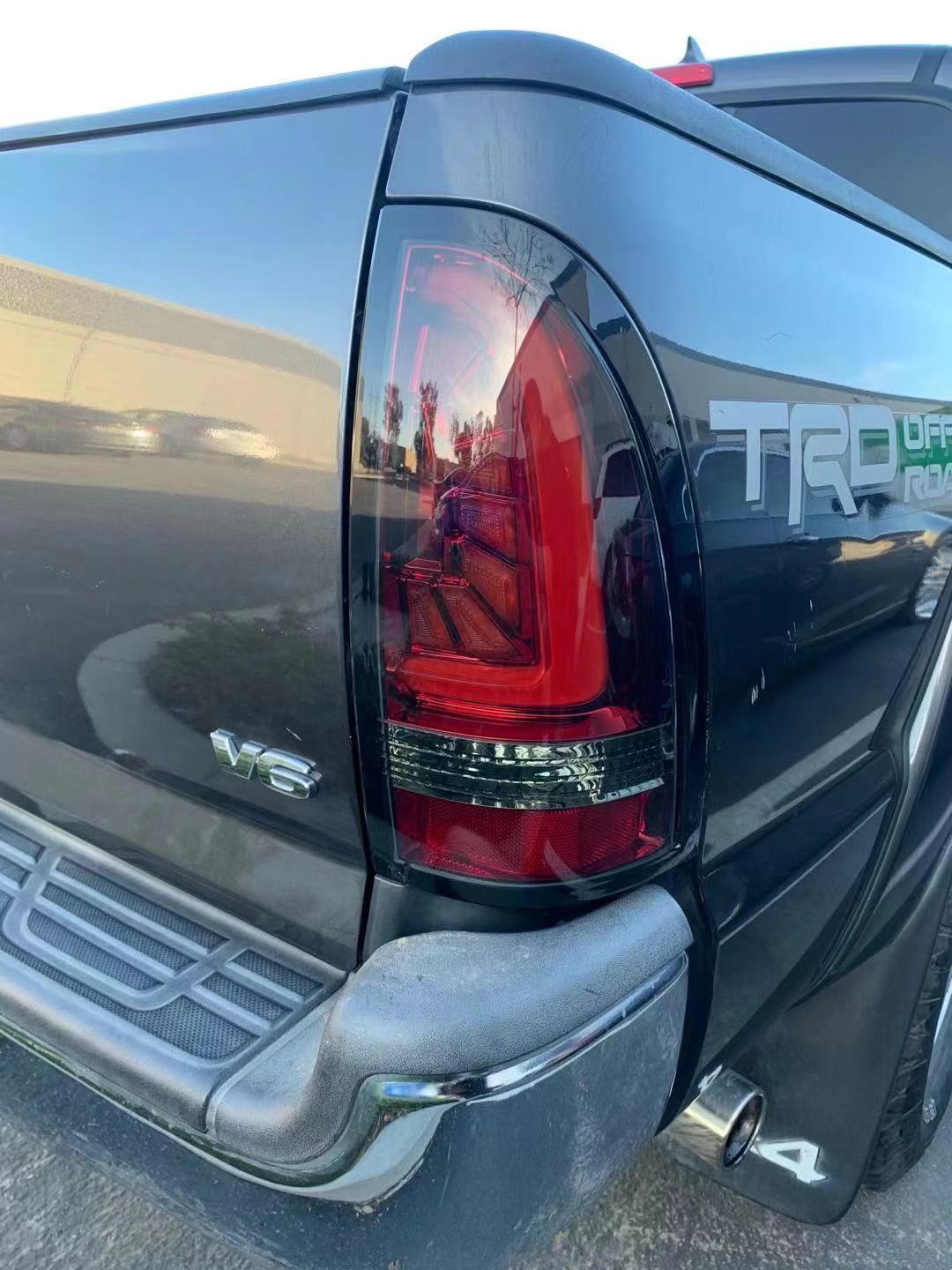 05-15 Toyota Tacoma PRO-Series LED Tail Lights Red Smoke | AlphaRex