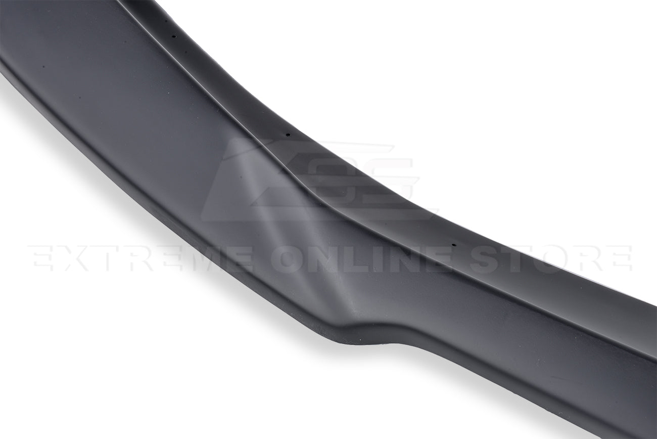 Chevrolet Camaro 6th Gen SS ZL1 Conversion Gloss Black Carbon Fiber Front Lip Splitter 2016-2018