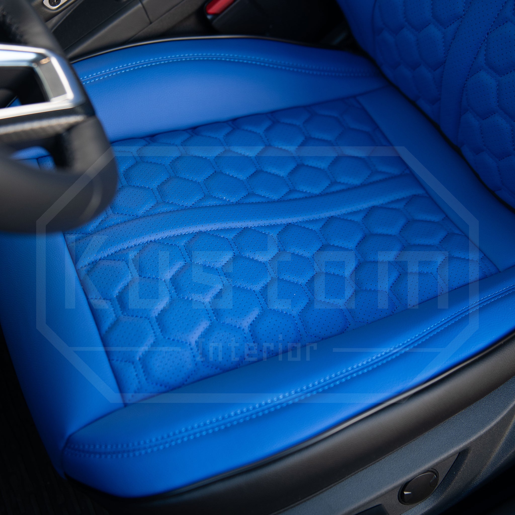 2015-23 Ford Mustang S550 Coupe Genuine Leather Seat Covers
