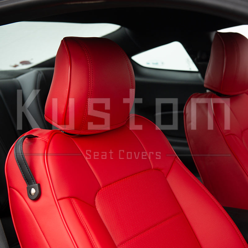 2015-23 Ford Mustang S550 Coupe Genuine Leather Seat Covers