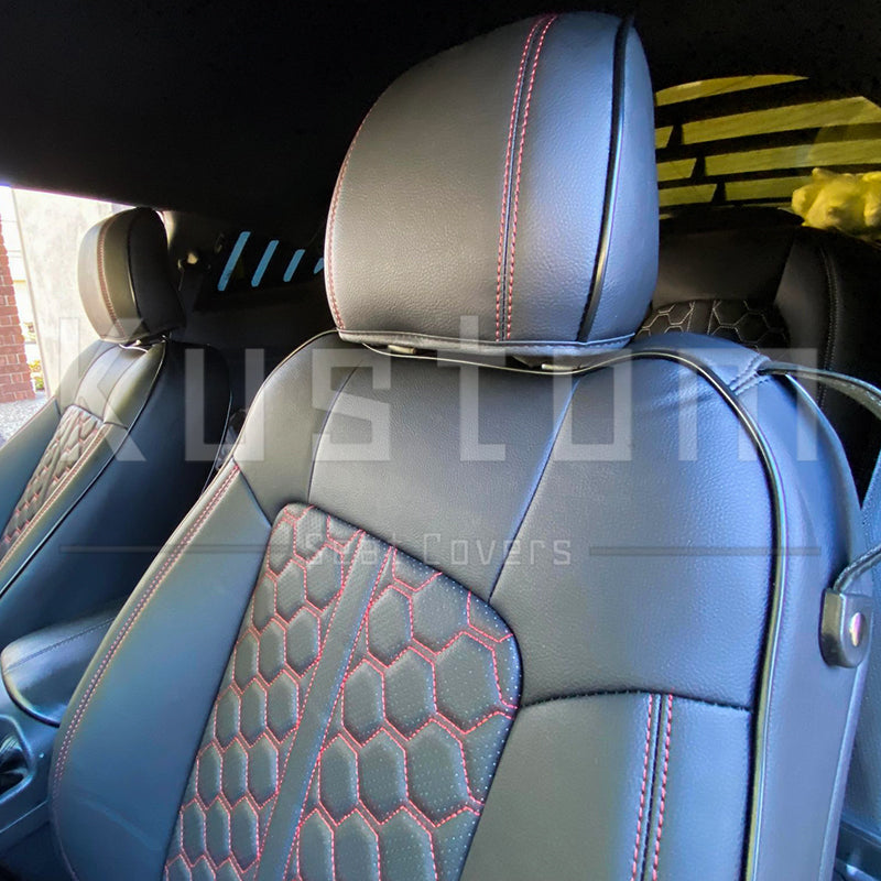 2015-23 Ford Mustang S550 Coupe Genuine Leather Seat Covers