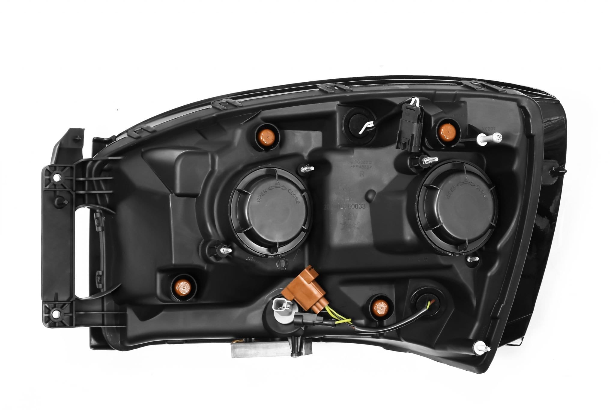 06-08 Dodge Ram LUXX-Series LED Projector Headlights Black | AlphaRex