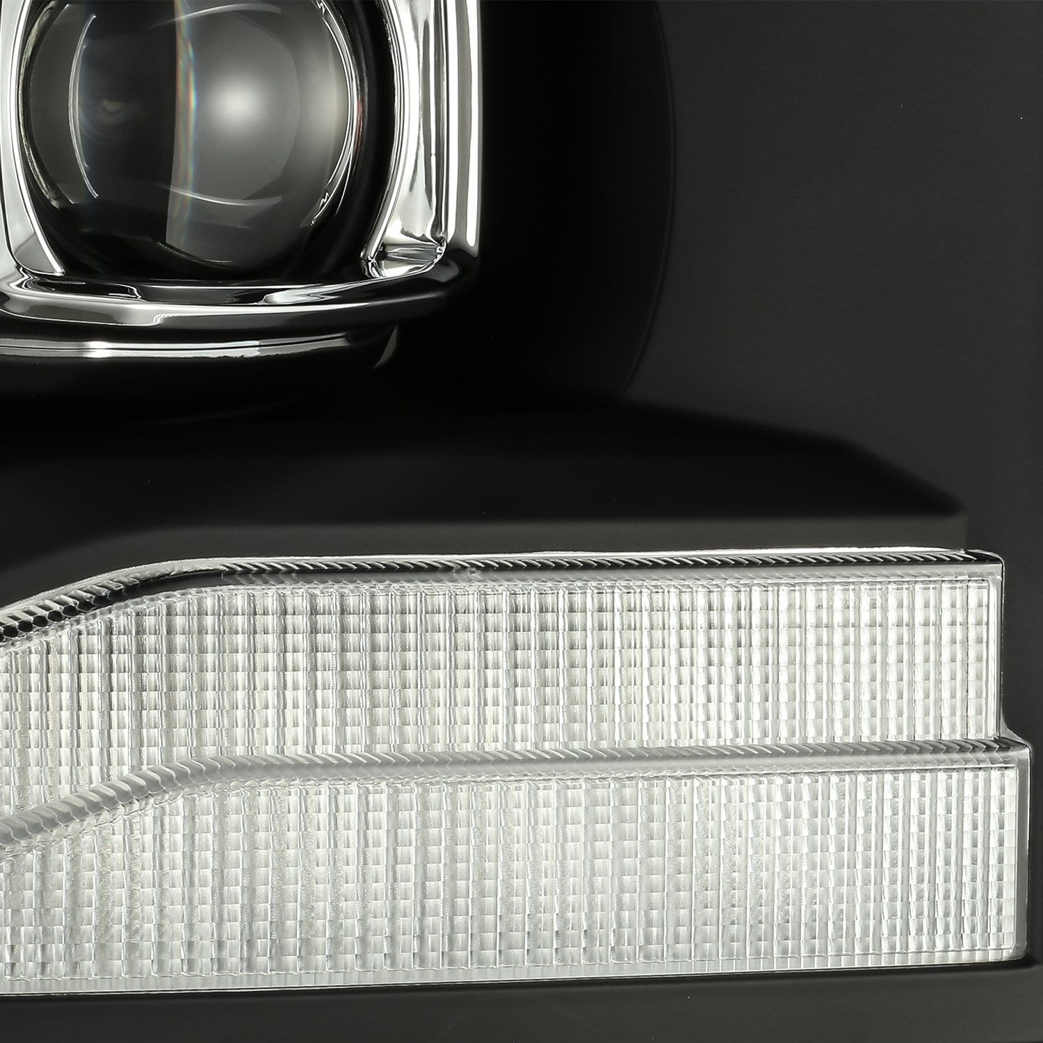 06-08 Dodge Ram LUXX-Series LED Projector Headlights Black | AlphaRex