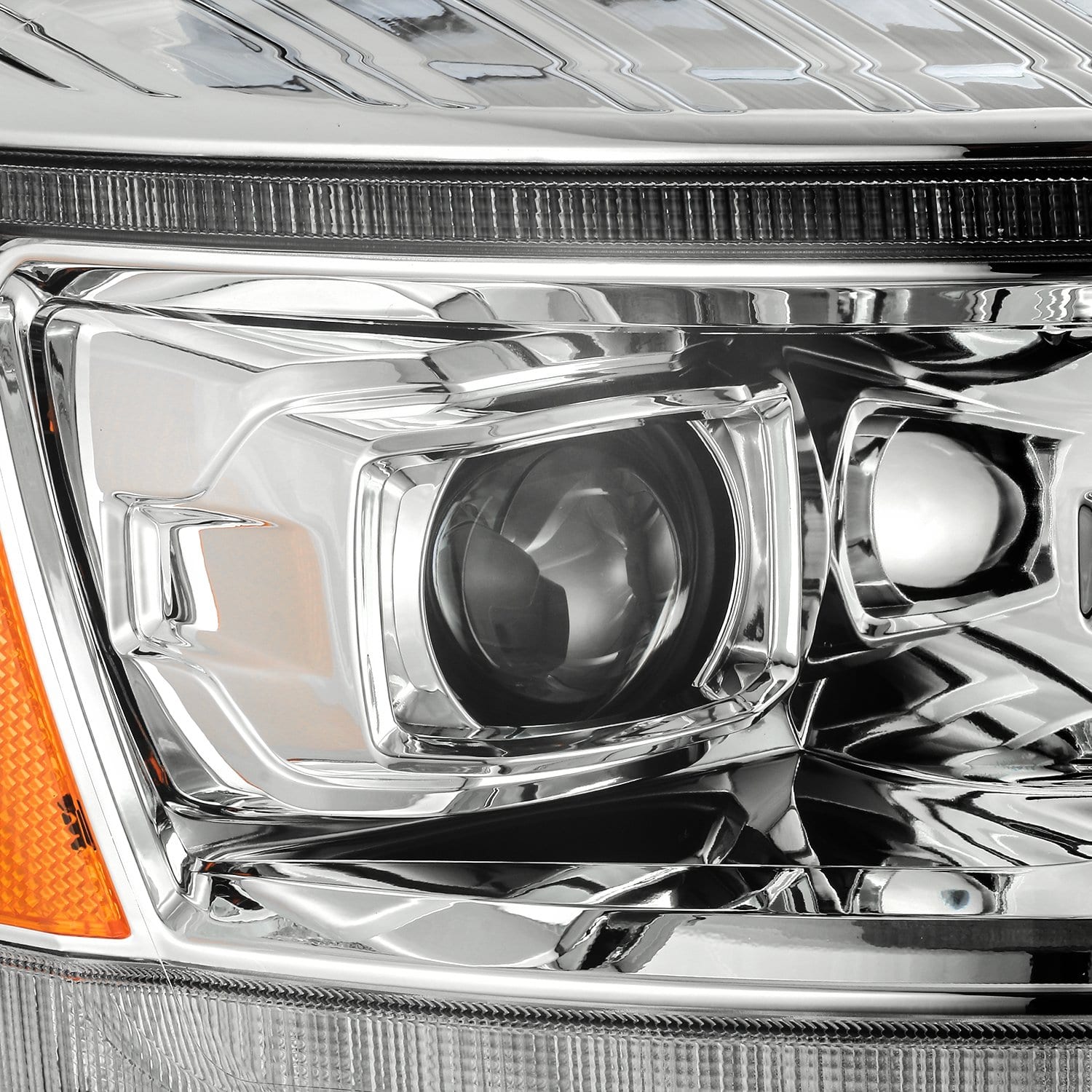 06-08 Dodge Ram LUXX-Series LED Projector Headlights Chrome | AlphaRex