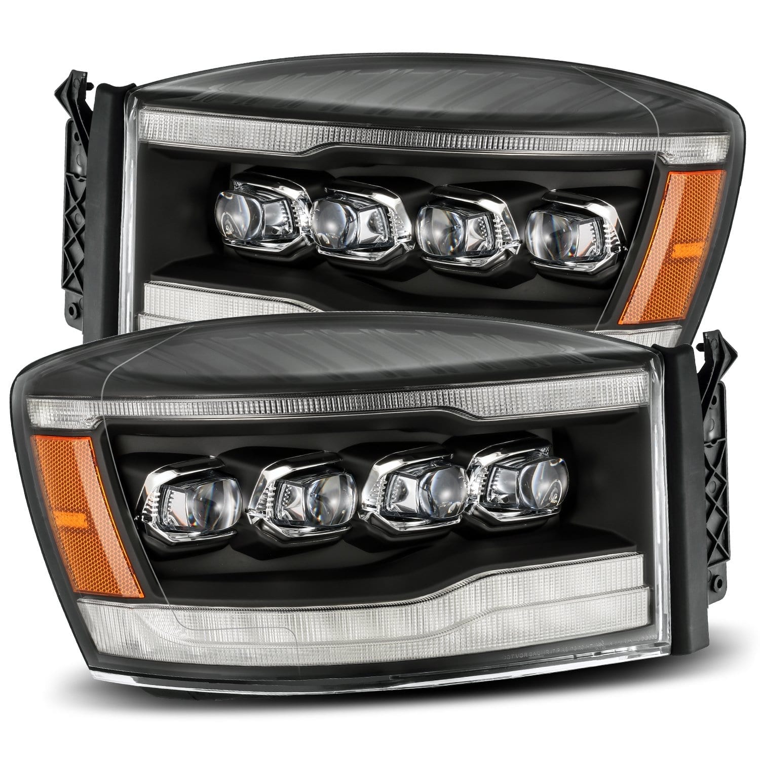 06-08 Dodge Ram NOVA-Series LED Projector Headlights Black | AlphaRex