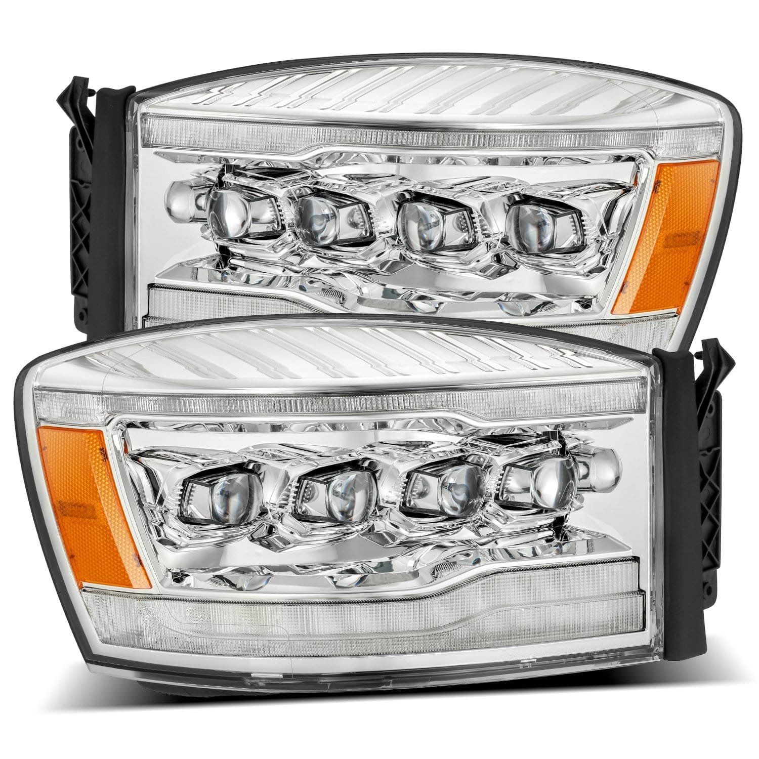 06-08 Dodge Ram NOVA-Series LED Projector Headlights Chrome | AlphaRex