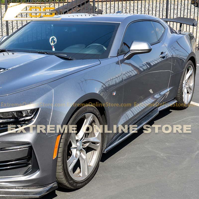 Camaro T6 Front Splitter Lip & Side Skirts Rocker Panels - Extreme Online Store