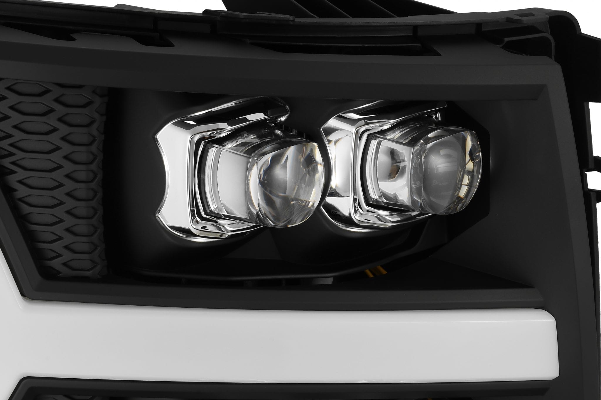 07-13 Chevrolet Silverado NOVA-Series LED Projector Headlights Black | AlphaRex