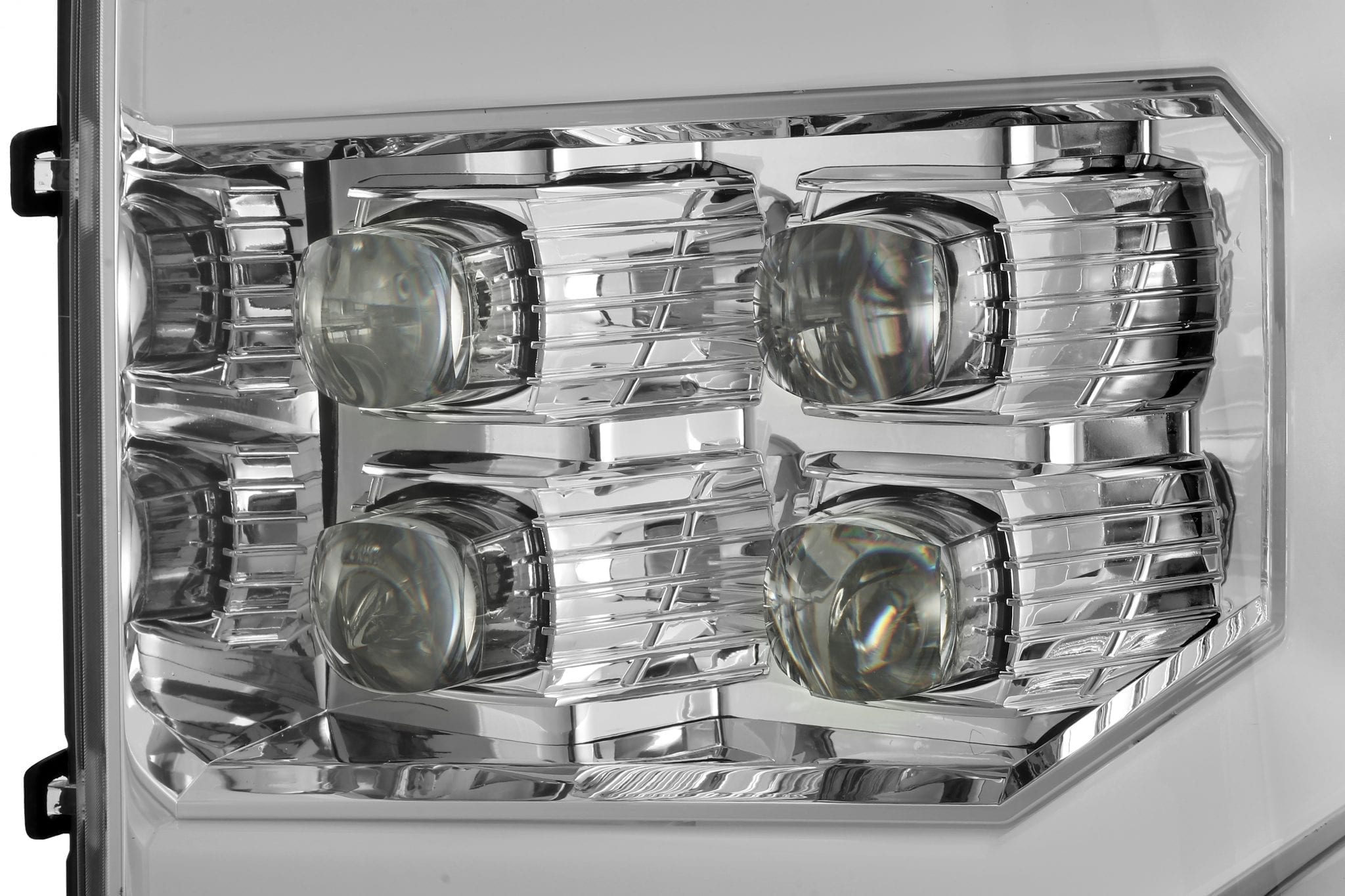 07-13 GMC Sierra NOVA-Series LED Projector Headlights Chrome | AlphaRex
