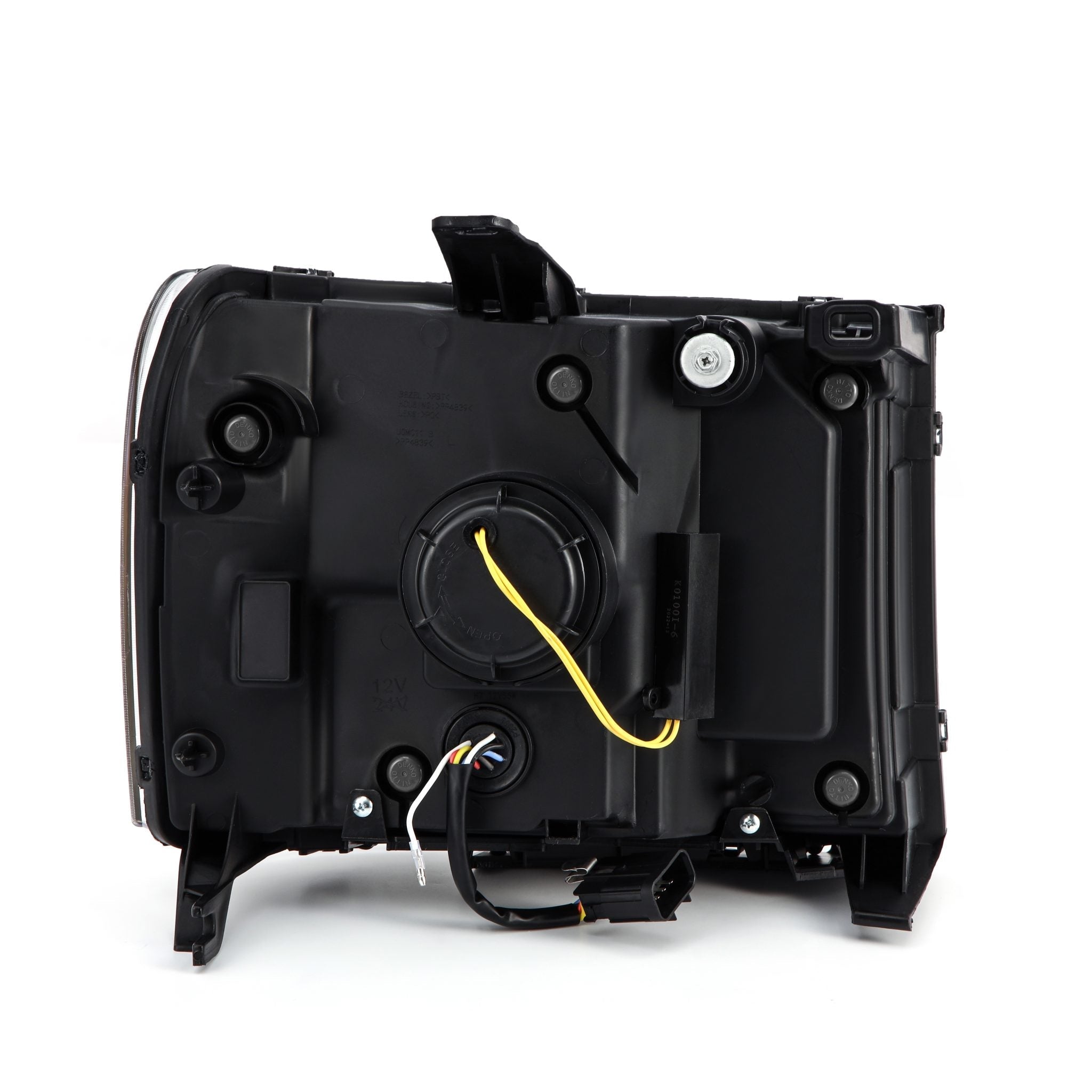 07-13 GMC Sierra PRO-Series Halogen Projector Headlights Black | AlphaRex