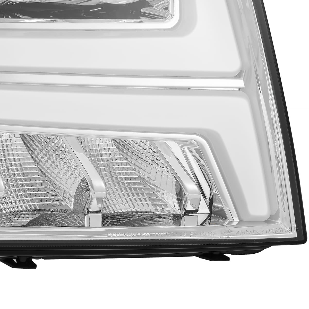 07-14 Chevrolet Tahoe/Suburban/07-13 Avalanche NOVA-Series LED Projector Headlights Chrome | AlphaRex