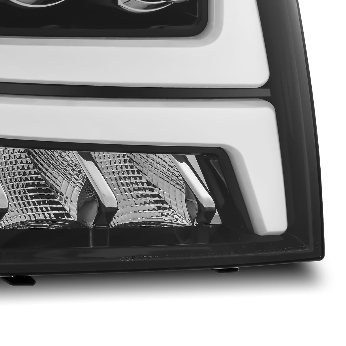 07-14 Chevrolet Tahoe/Suburban/07-13 Avalanche NOVA-Series LED Projector Headlights Jet Black | AlphaRex