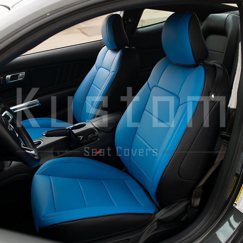 2015-23 Ford Mustang S550 Coupe Genuine Leather Seat Covers