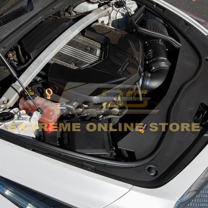 2016-Up Cadillac CTS-V Carbon Fiber Front Engine Cover - Extreme Online Store
