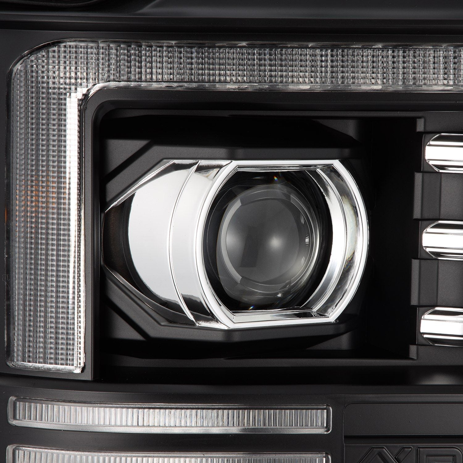 08-10 Ford Super Duty/Excursion PRO-Series Halogen Projector Headlights Black | AlphaRex