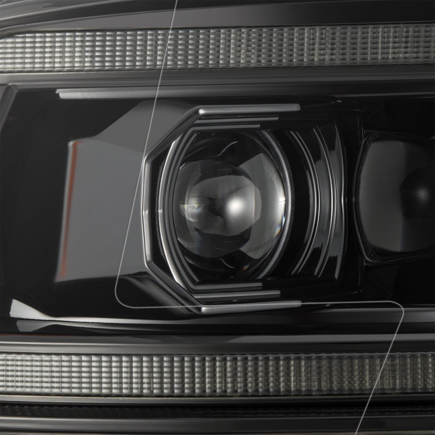 09-18 Ram Truck (MK II 5th Gen 2500 Style) LUXX-Series LED Projector Headlights Alpha-Black | AlphaRex
