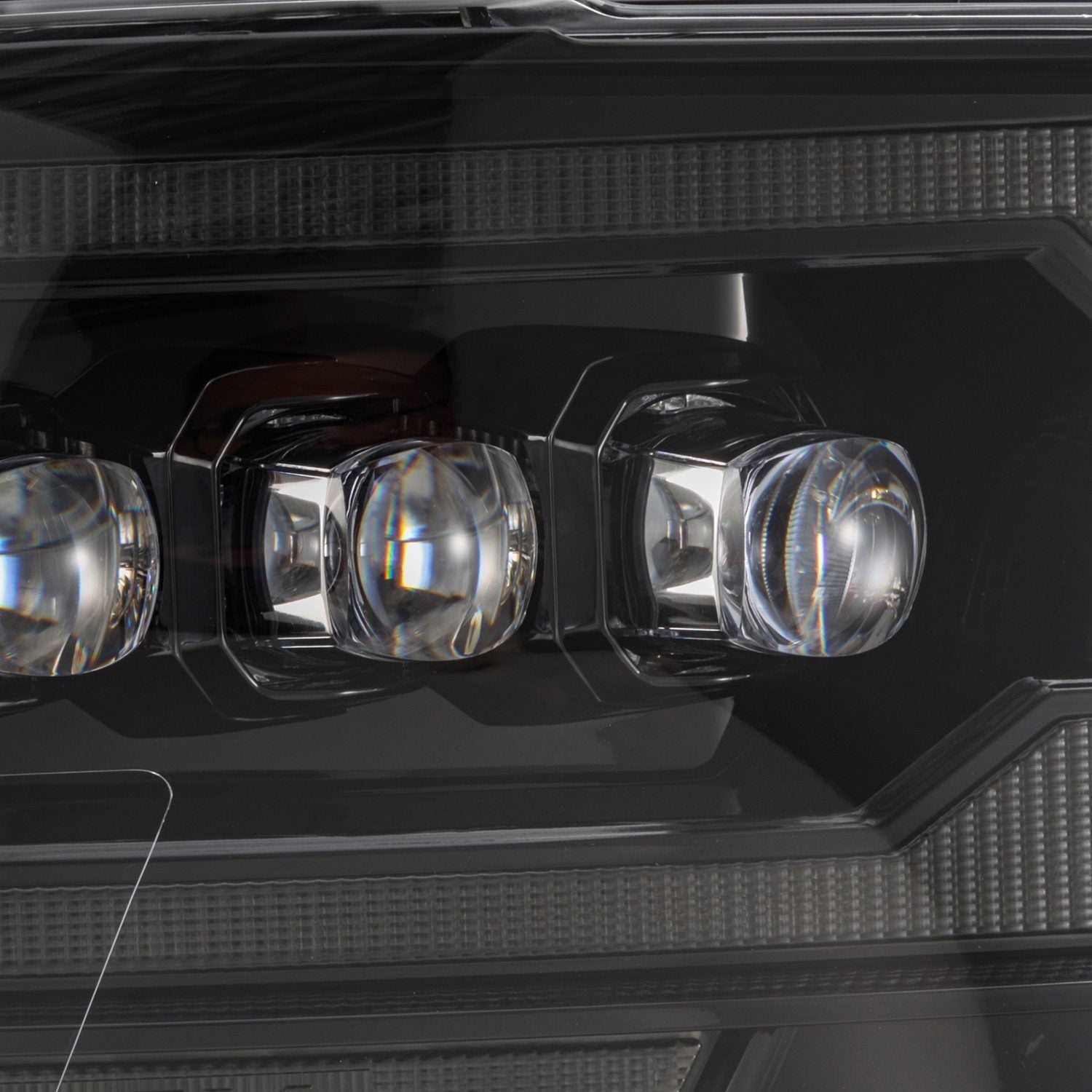 09-18 Ram Truck (MK II 5th Gen 2500 Style) NOVA-Series LED Projector Headlights Alpha-Black | AlphaRex