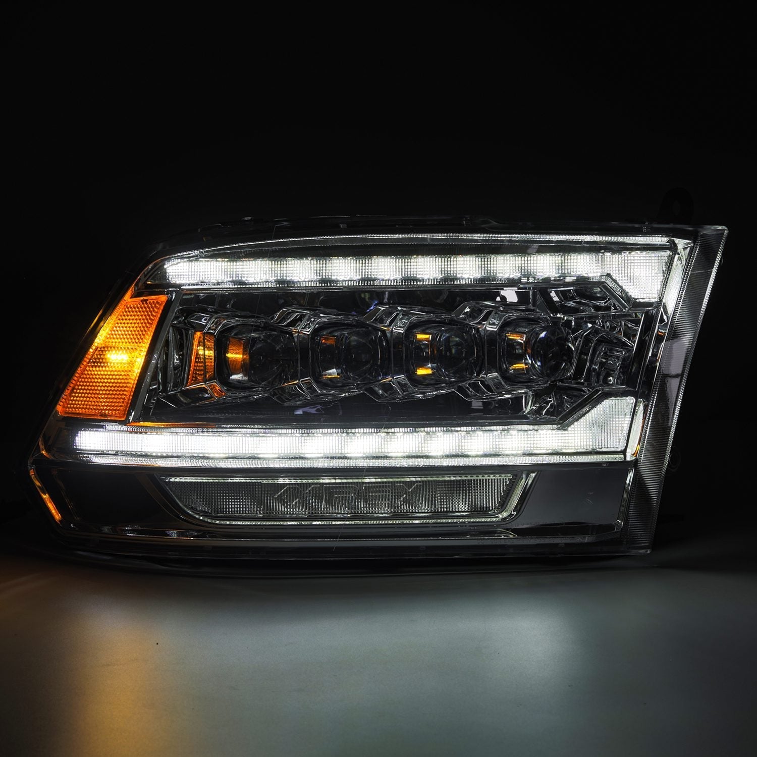 09-18 Ram Truck (MK II 5th Gen 2500 Style) NOVA-Series LED Projector Headlights Chrome | AlphaRex