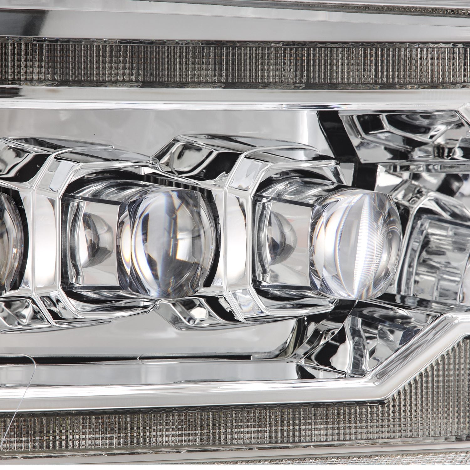 09-18 Ram Truck (MK II 5th Gen 2500 Style) NOVA-Series LED Projector Headlights Chrome | AlphaRex