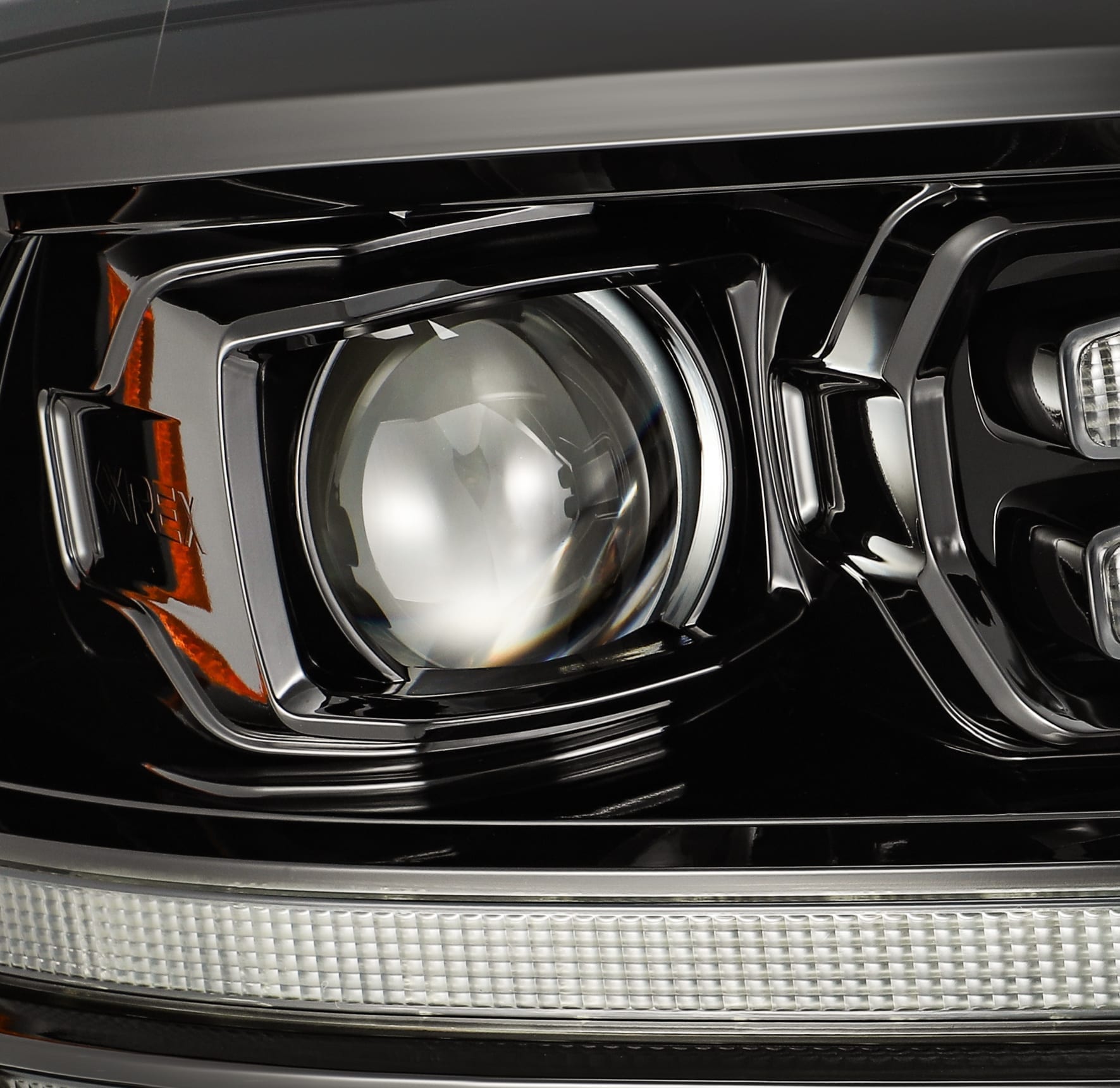 09-18 Ram Truck PRO-Series (5th Gen 2500 Style) Projector Headlights Alpha-Black | AlphaRex