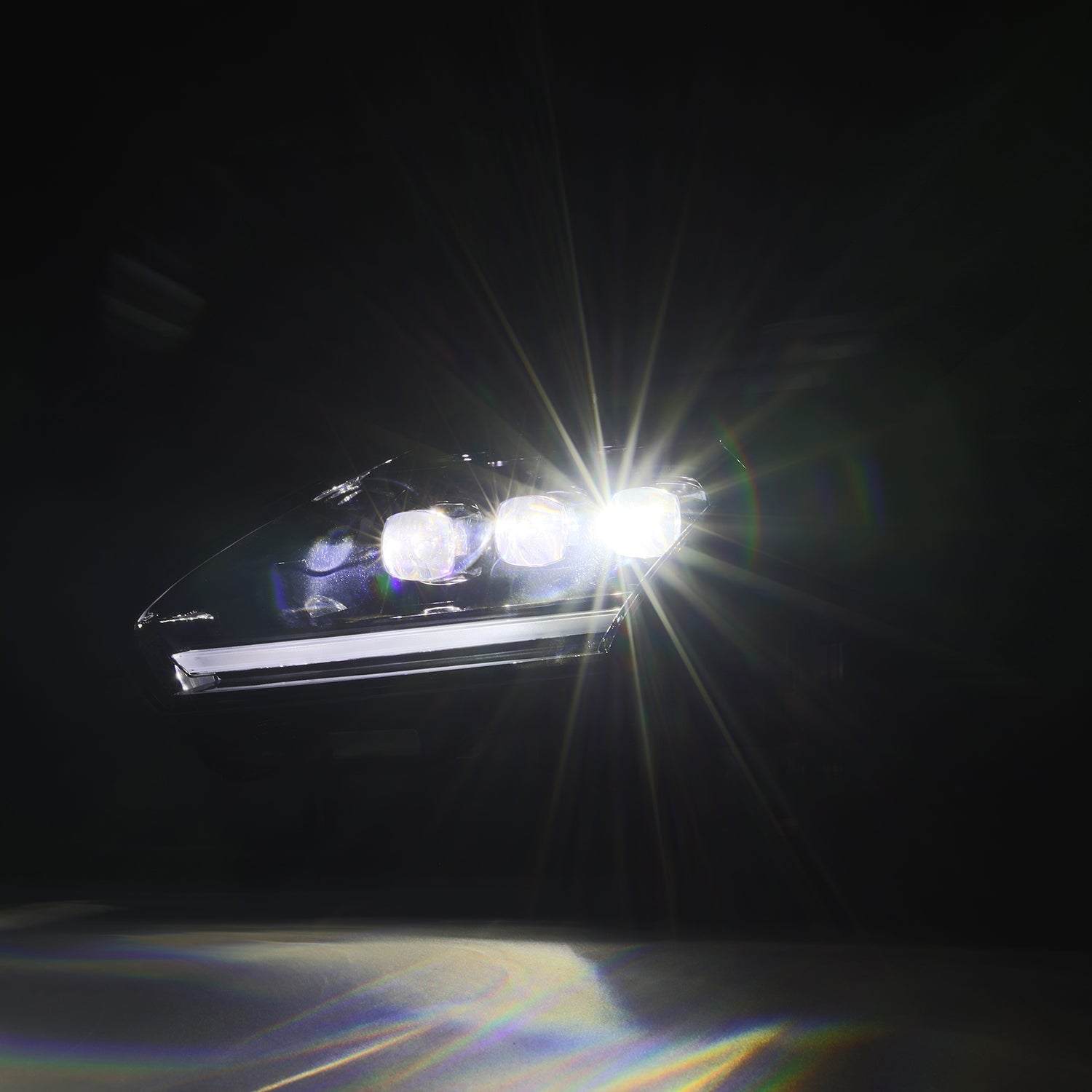 09-25 Nissan GT-R NOVA-Series LED Projector Headlights Alpha-Black | AlphaRex