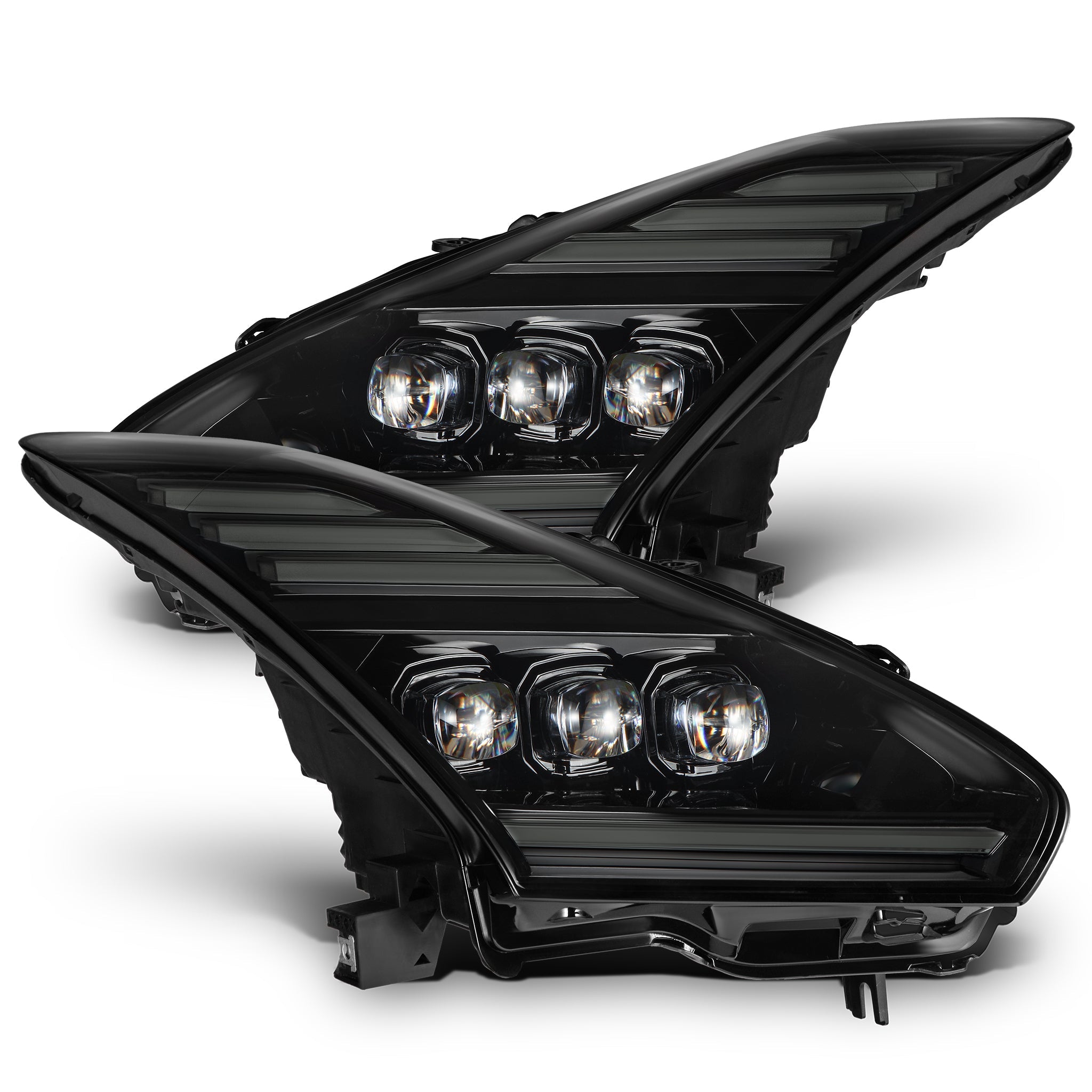 09-25 Nissan GT-R NOVA-Series LED Projector Headlights Alpha-Black | AlphaRex