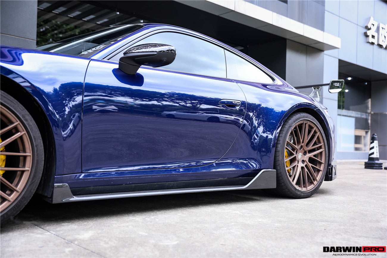 2019 - 2023 Porsche 911 992 Carrera S & 4 & 4S & Targa & Cabriolet BKSS Style Side Skirts