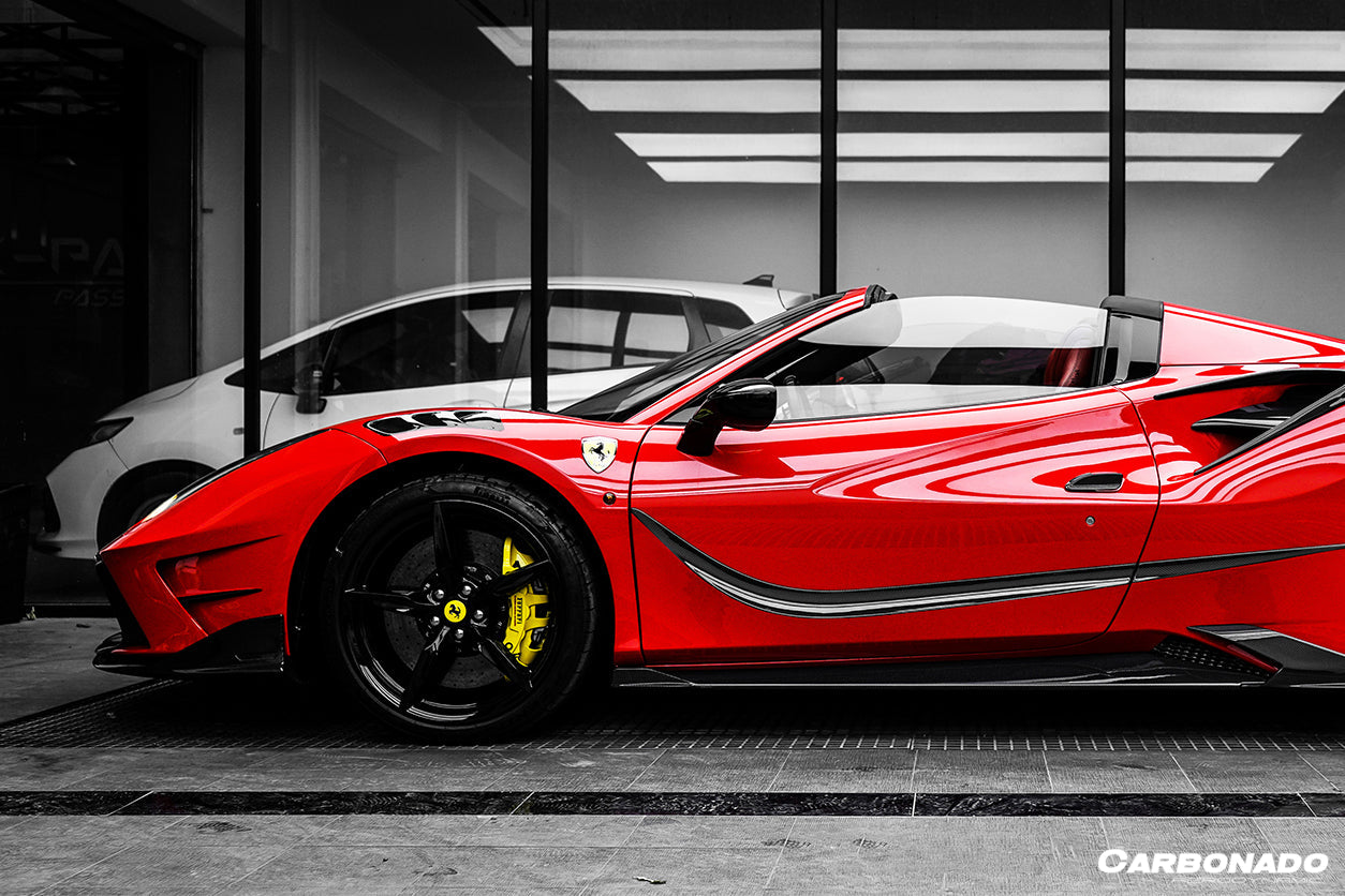 2015 - 2020 Ferrari 488 GTB/Spyder MSY Style Side Skirts
