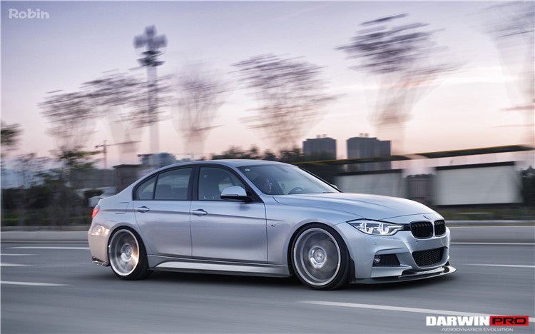 2013-2019 BMW 3 Series F30 F35 M-Tech GV Style Carbon Fiber Front Lip
