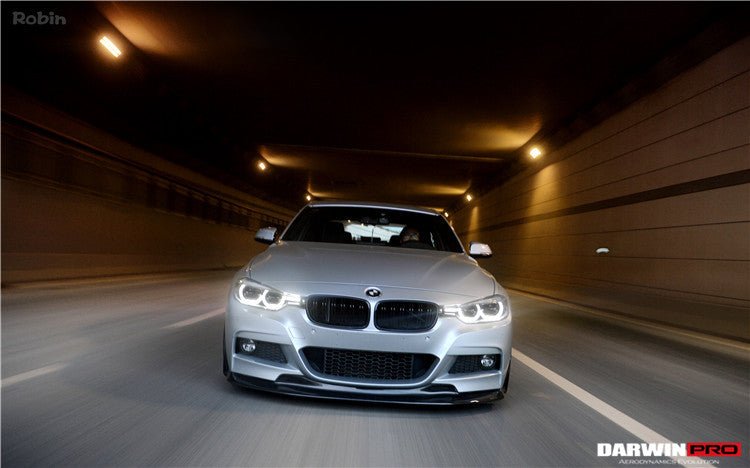 2013-2019 BMW 3 Series F30 F35 M-Tech GV Style Carbon Fiber Front Lip