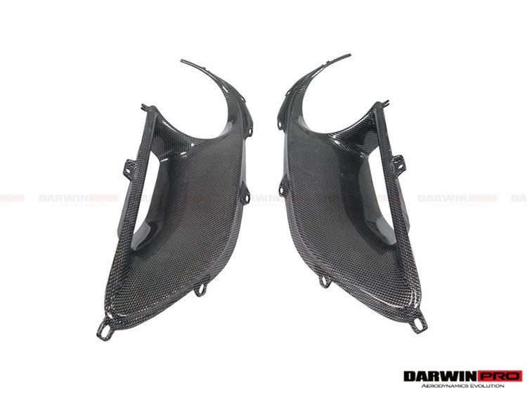 2015 - 2020 Ferrari 488 GTB/Spyder Dry Carbon Fiber Rear Light Satellite Covers