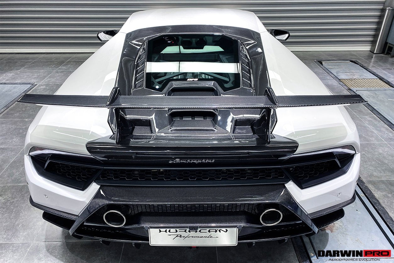 2015 - 2019 Lamborghini Huracan LP610 & LP580 Performante Style Partial Carbon Fiber Aero - Full Kit