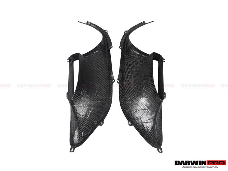 2015 - 2020 Ferrari 488 GTB/Spyder Dry Carbon Fiber Rear Light Satellite Covers