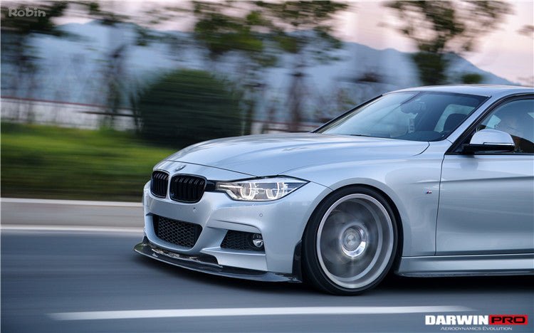 2013-2019 BMW 3 Series F30 F35 M-Tech GV Style Carbon Fiber Front Lip