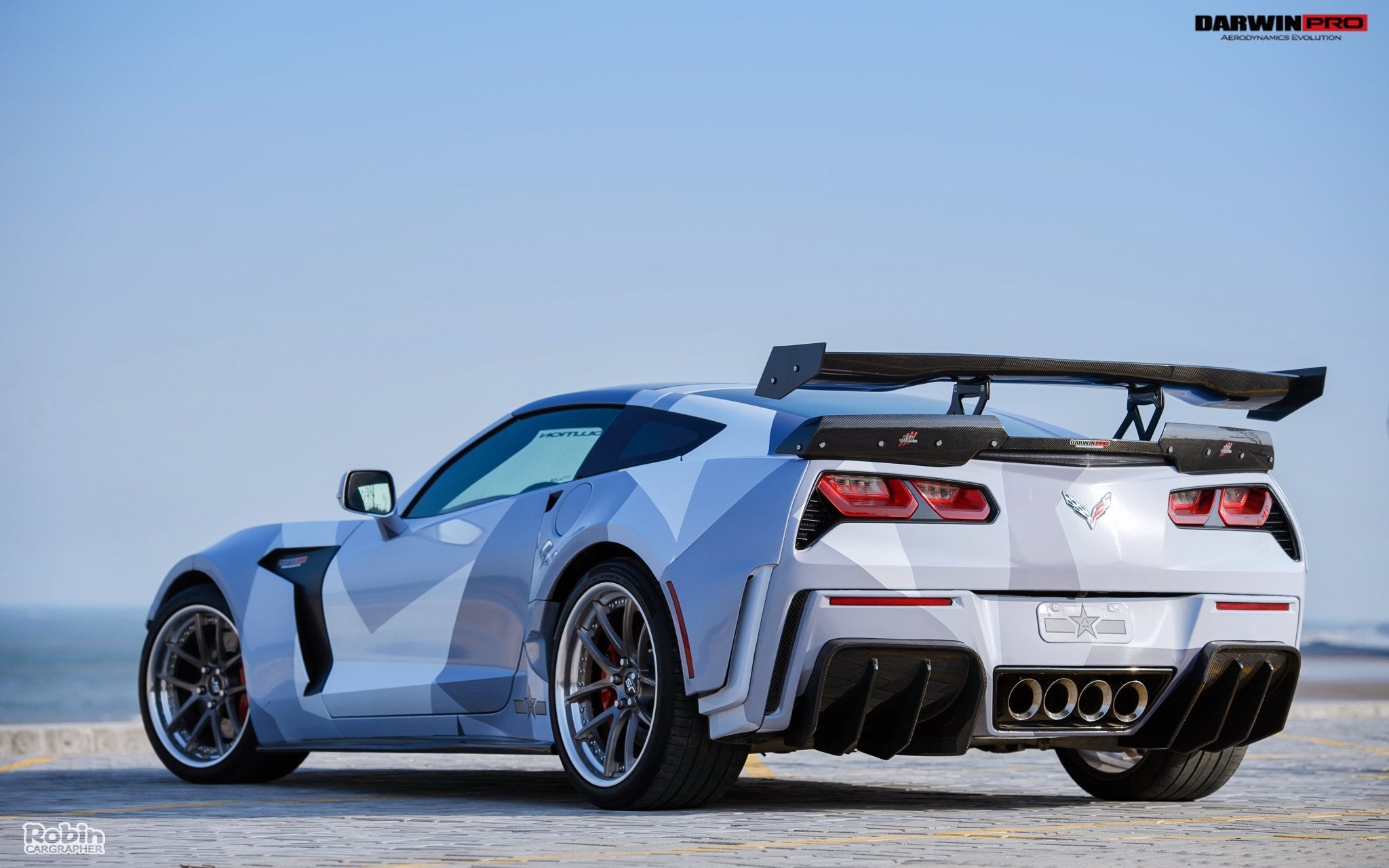 2013-2019 Corvette C7 Z51 Grandsport Z06 BKSS Style Trunk Spoiler